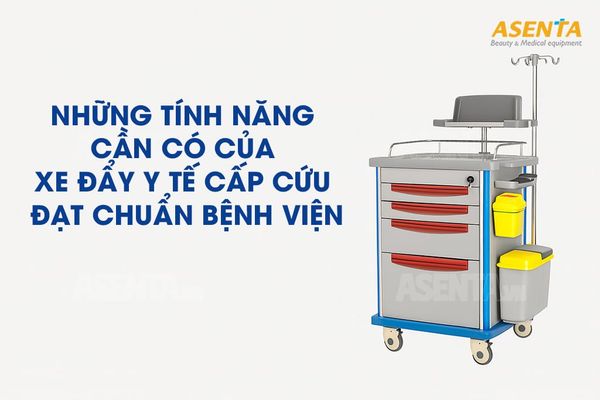 xe đẩy y tế cấp cứu