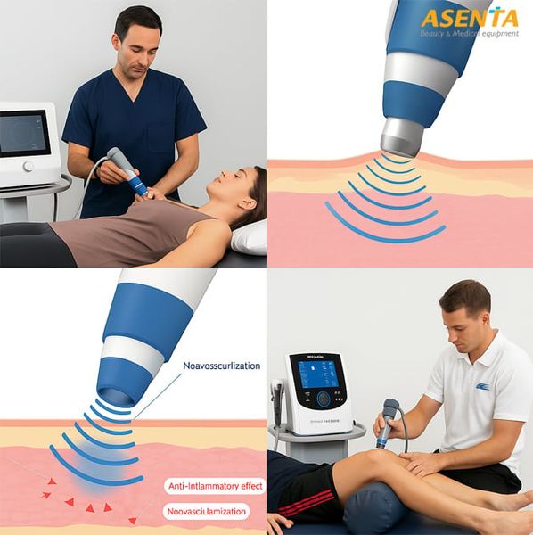 Đầy xung kích có tác dụng sâu, giảm đau hiệu quả