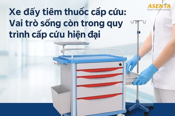 Xe đẩy tiêm thuốc y tế HMBC-202
