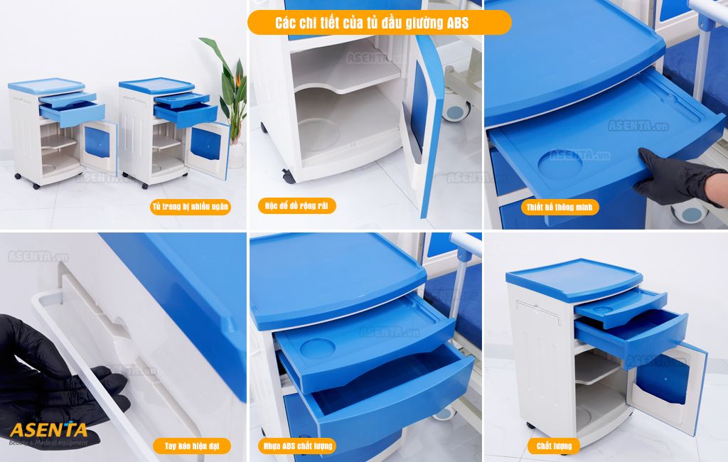 Các chi tiết của Tủ đầu giường y tế HMBC-201