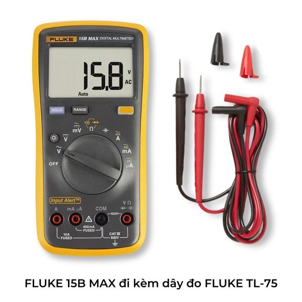 Đồng hồ vạn năng FLUKE 15B MAX, FLUKE 15B MAX digital multimeter
