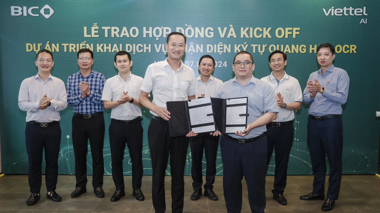 Viettel AI và BIC hợp tác triển khai dịch vụ nhân diện ký tự quang học OCR