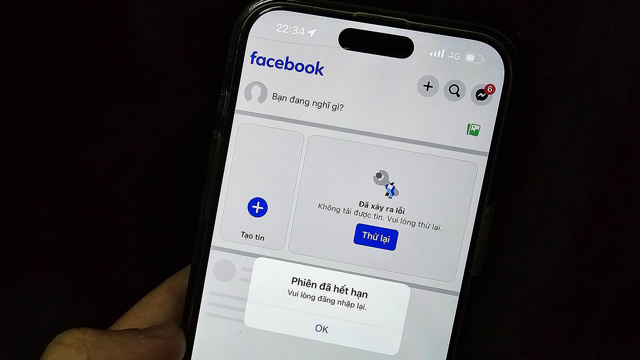 Facebook và Messenger gặp sự cố trên tất cả nền tảng