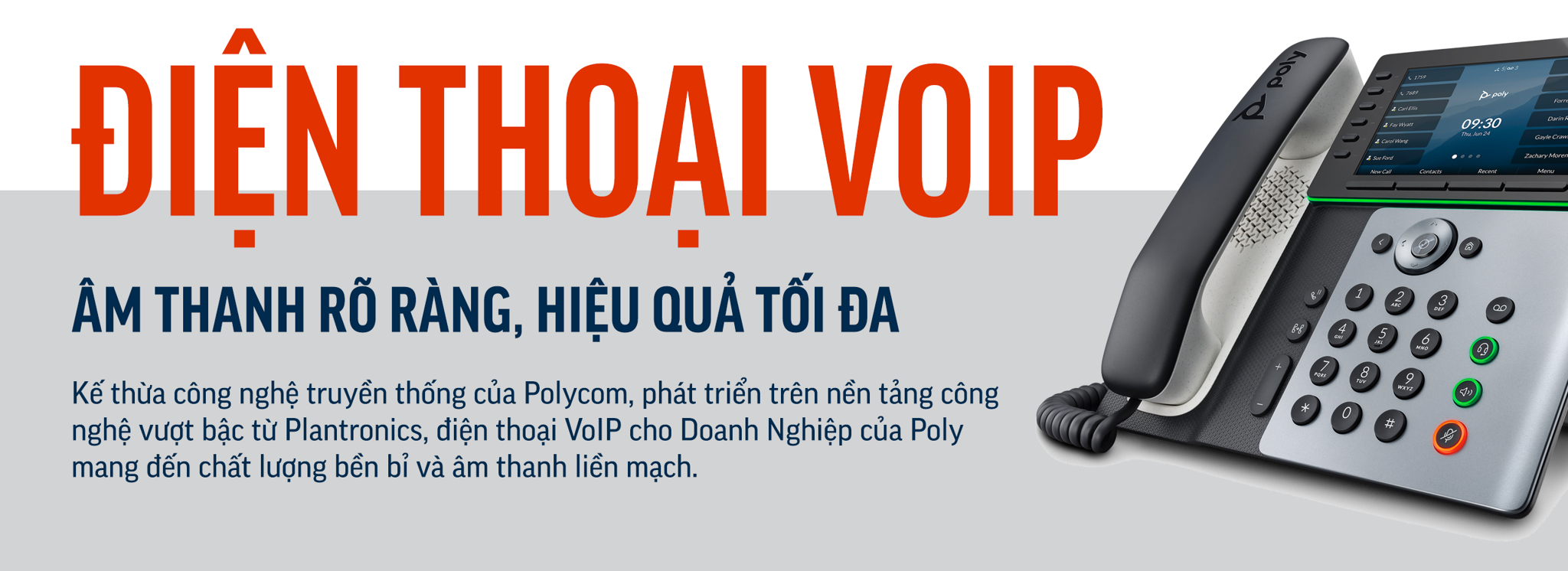 ĐIỆN THOẠI VOIP - IP BUSINESS PHONES