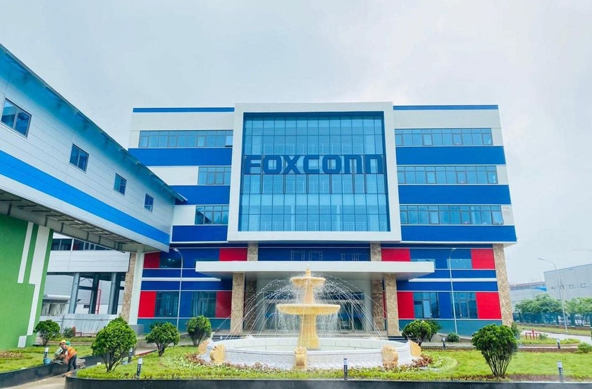 Một khu vực thuộc nhà máy Foxconn, đối tác sản xuất của Apple ở Bắc Giang. Ảnh:Facebook/Foxconn