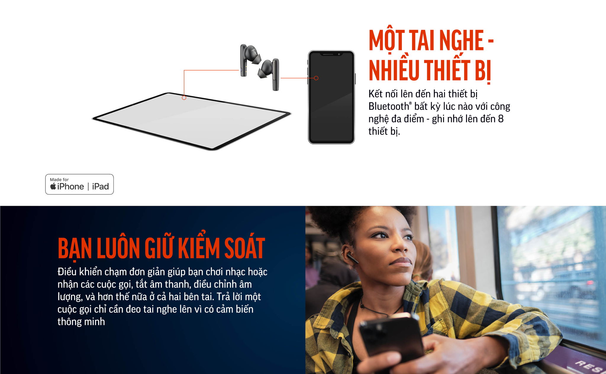 Poly Voyager Free 60 (HP SKU: 7Y8M2AA ; Poly SKU: 2-221959-099) là tai nghe nhét tai true wireless đầu tiên của Poly & HP được ra mắt tại triển lãm CES 2023 ở Las Vegas và ISE 2023 tổ chức tại Barcelona. Dòng tai nghe với phiên bản thương mại hứa hẹn mang đến trải nghiệm tuyệt vời cho các nhân viên làm việc Hybrid.