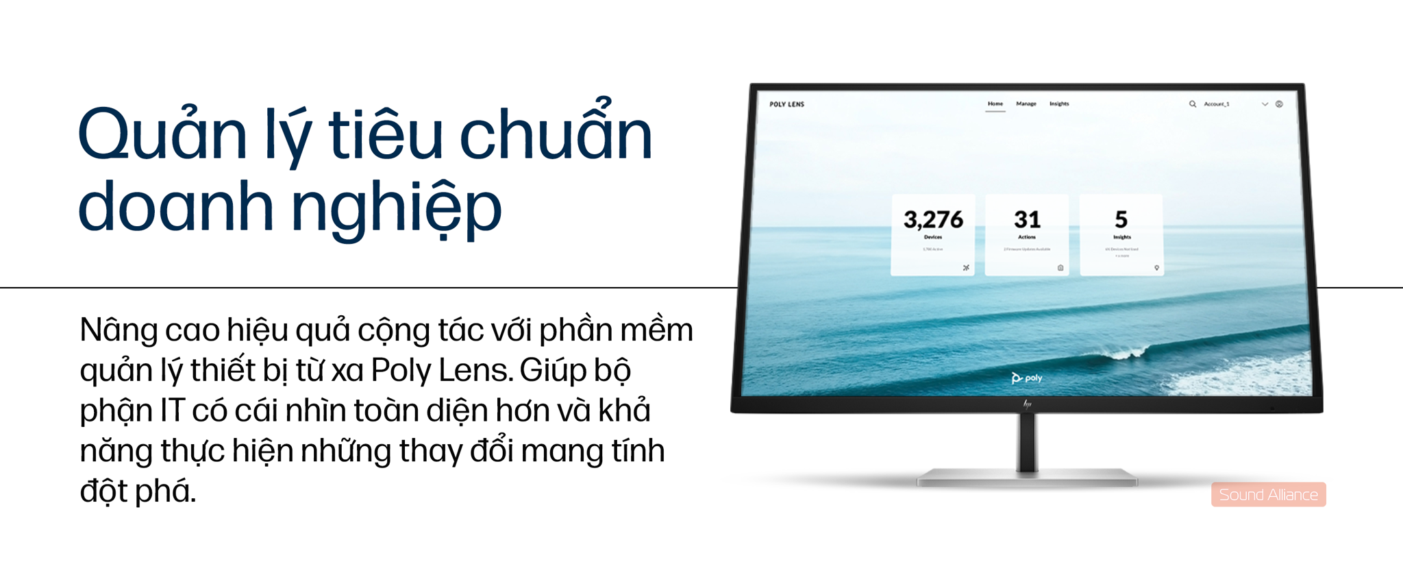 HP Poly Studio V12 là USB Camera All-in-one phiên bản thế hệ tiếp theo của chiếc camera video-bar đầu tiên của Poly - Studio USB. Sản phẩm phù hợp với phòng họp vừa và nhỏ, camera công nghệ DirectorAI và sản phẩm được thiết kế với vỏ nhựa tái chế 65% bảo vệ môi trường.