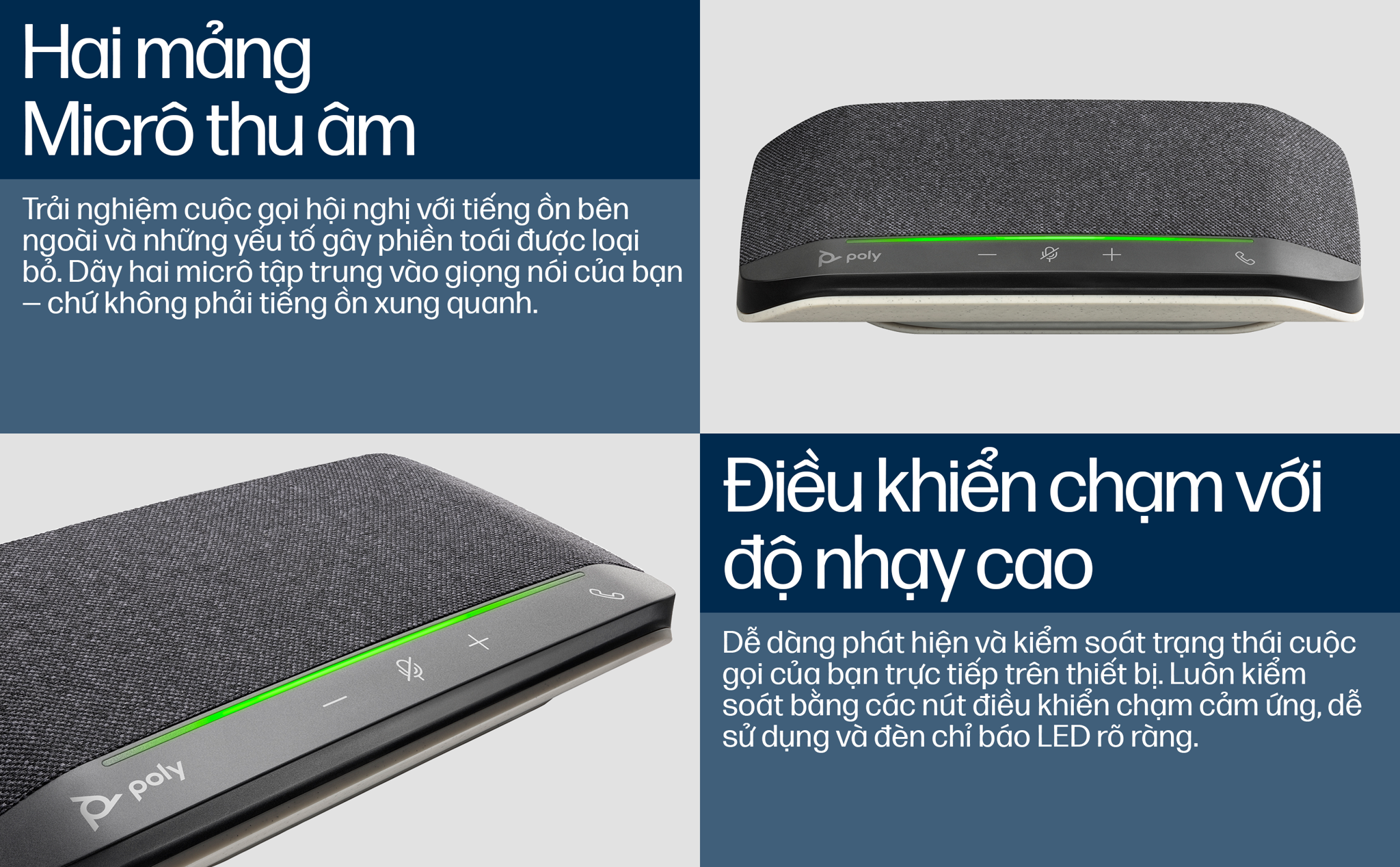 HP Poly Sync 10 (HP SKU: 772C3AA ; Poly SKU: 219654-01) là sản phẩm loa hội nghị có dây thuộc dòng Sync Family cho cá nhân/nhóm nhỏ làm việc của thương hiệu Poly. Thiết kế gọn nhẹ và theo kiểu dáng mới, đơn giản sử dụng, Plug&Play và dễ dàng di chuyển