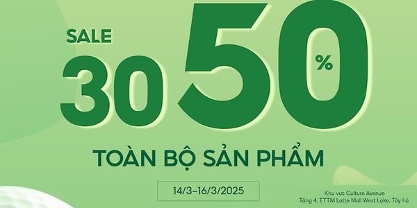 LE COQ SPORTIF GOLF FAIR –  GIẢM SHOCK 30-50% TOÀN BỘ SẢN PHẨM