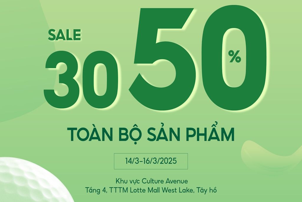 LE COQ SPORTIF GOLF FAIR –  GIẢM SHOCK 30-50% TOÀN BỘ SẢN PHẨM