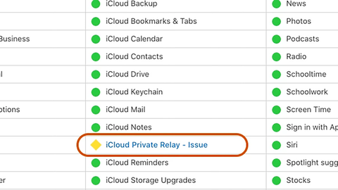 Dịch vụ iCloud Private Relay của Apple đang bị gián đoạn