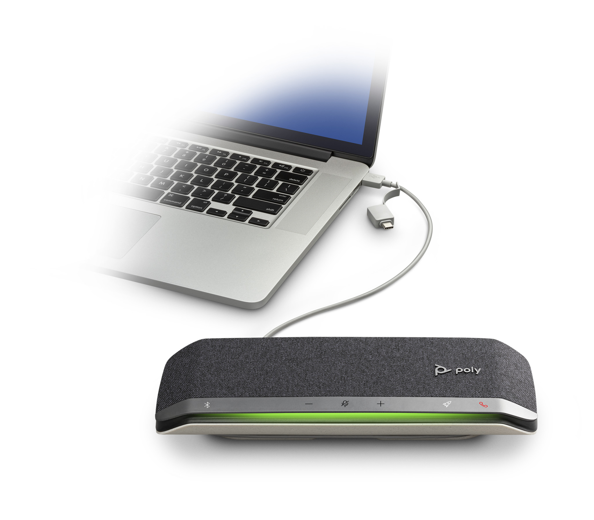 Loa họp thông minh Poly Sync 40+ cho phòng hội nghị tầm trung với kết nối USB/Bluetooth