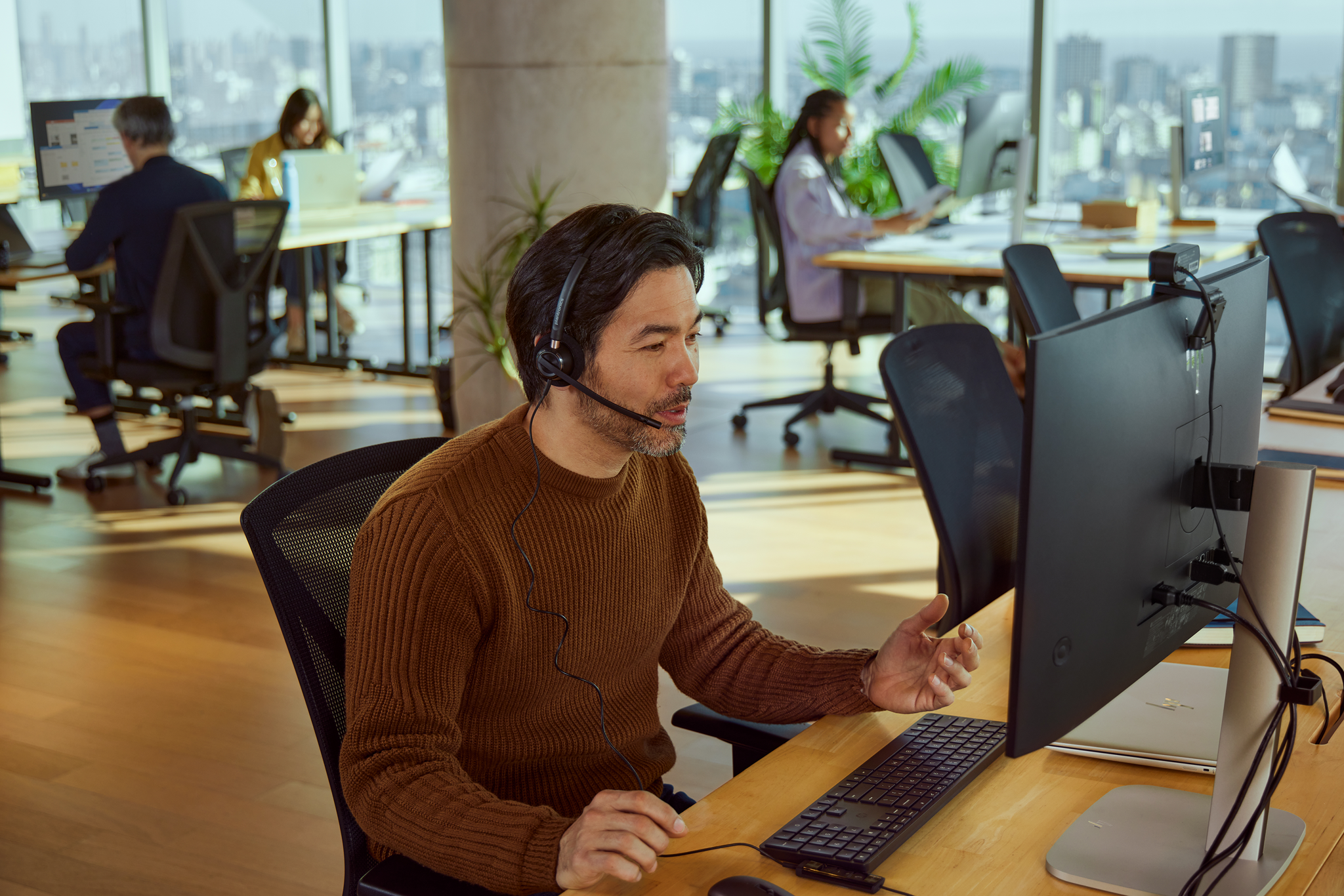 TAI NGHE CHUYÊN DỤNG CHO CALL CENTER - ĐIỆN THOẠI VIÊN PLANTRONICS (POLY) ENCOREPRO 510 (HW510)
