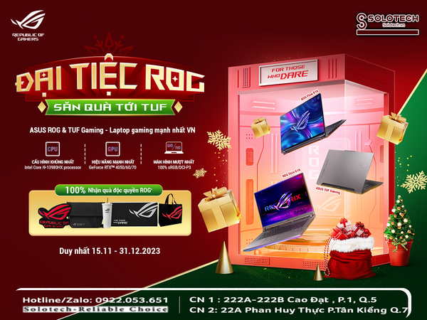 ĐẠI TIỆC ROG - SĂN QUÀ TỚI TUF