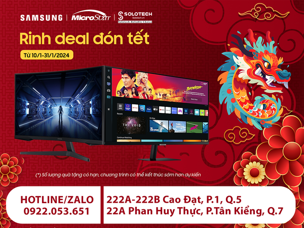 Rinh Deal Đón Tết Cùng LCD Samsung