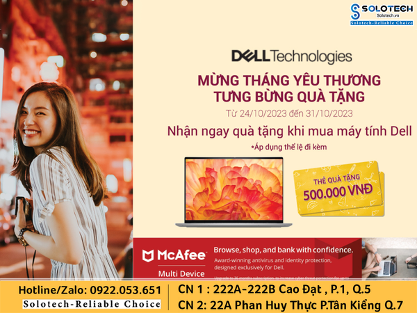 Mừng Tháng Yêu Thương, Tưng Bừng Quà Tặng Cùng Dell