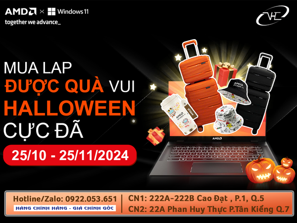 Mua Lap Được Quà Vui Halloween Cực Đã Cùng AMD