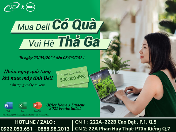 Mua Dell Có Quà, Vui Hè Thả Ga
