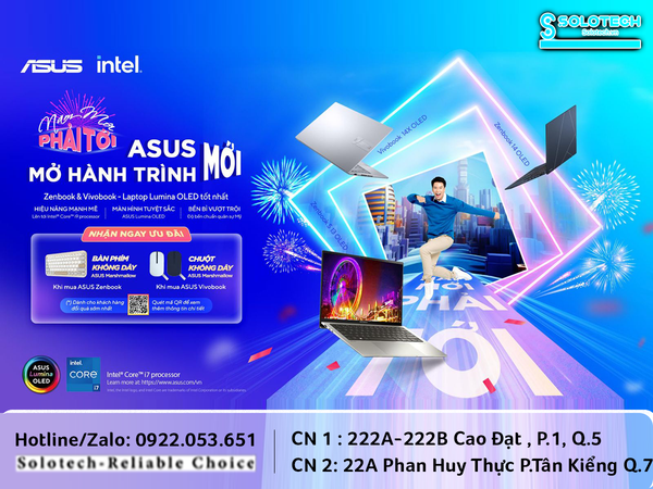 Năm mới phải tới – ASUS mới, mở hành trình mới