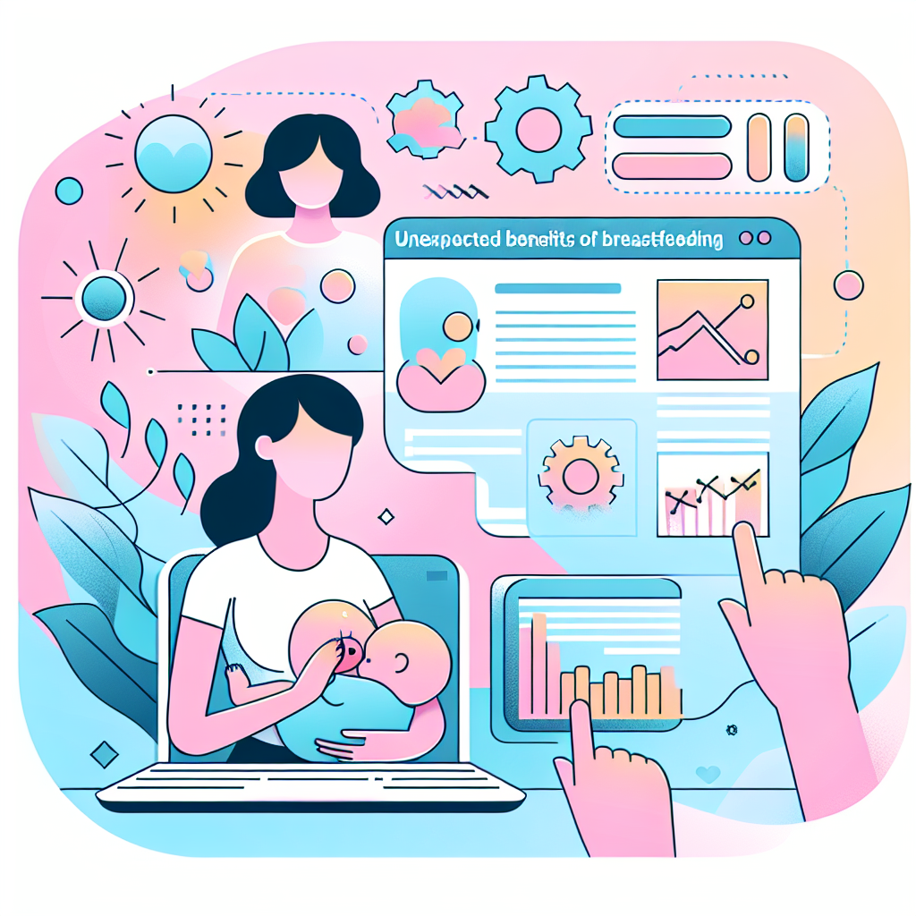 Lợi ích bất ngờ từ việc nuôi con bằng sữa mẹ