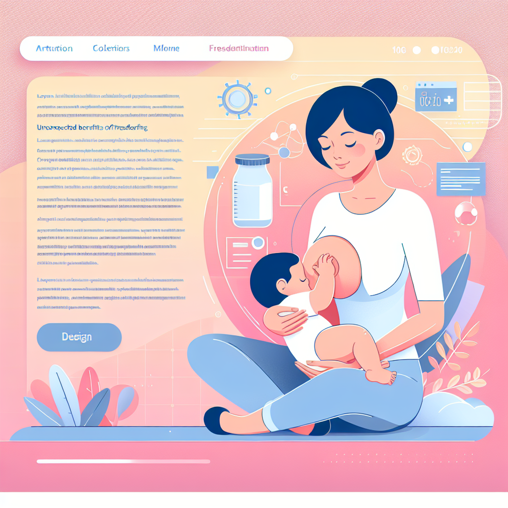 Lợi ích bất ngờ từ việc nuôi con bằng sữa mẹ