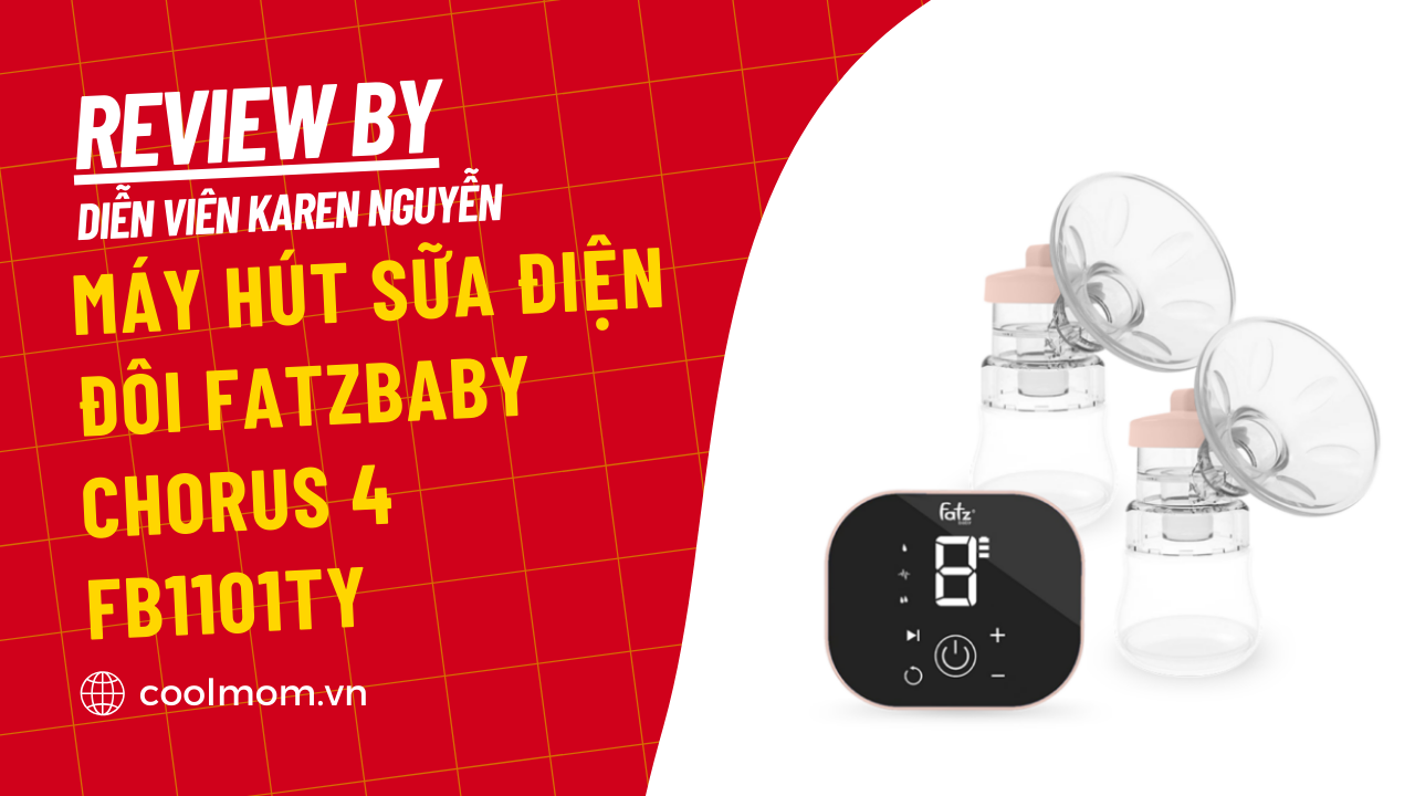 Review máy hút sữa điện đôi Fatzbaby Chorus 4 FB1101TY