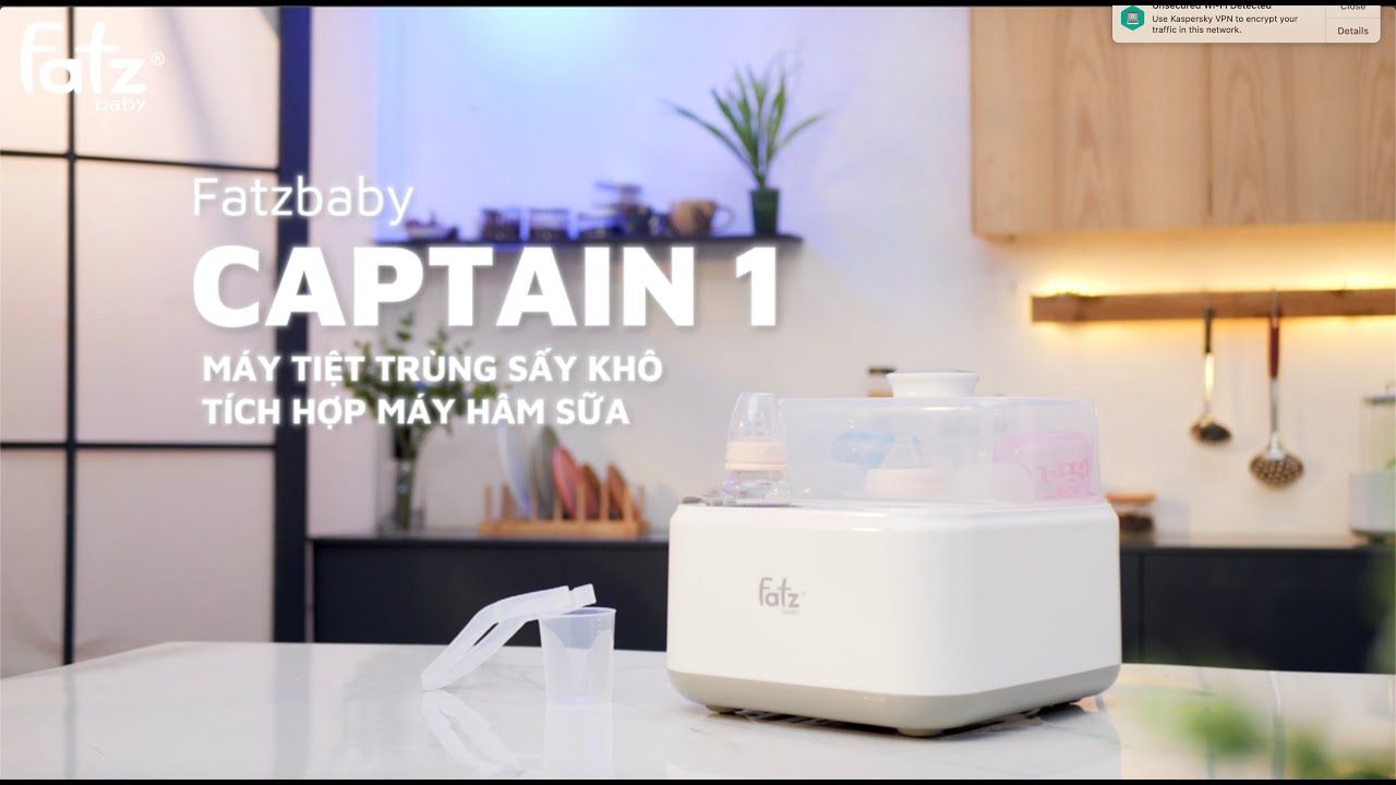 Hướng dẫn sử dụng Máy tiệt trùng sấy khô thông minh  Fatzbaby CAPTAIN 1 tích hợp máy hâm sữa FB4320SJ