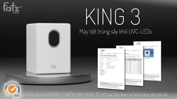 Hướng dẫn sử dụng máy tiệt trùng sấy khô Fatzbaby KING 3 UVC LED FB4733BT