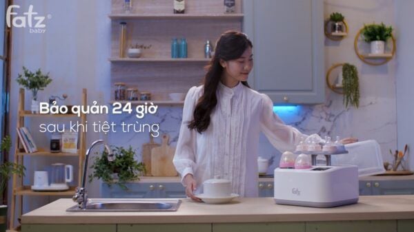 Hướng dẫn sử dụng máy tiệt trùng sấy khô Fatzbaby CAPTAIN 2 tích hợp hâm sữa & nấu cháo FB4315SL