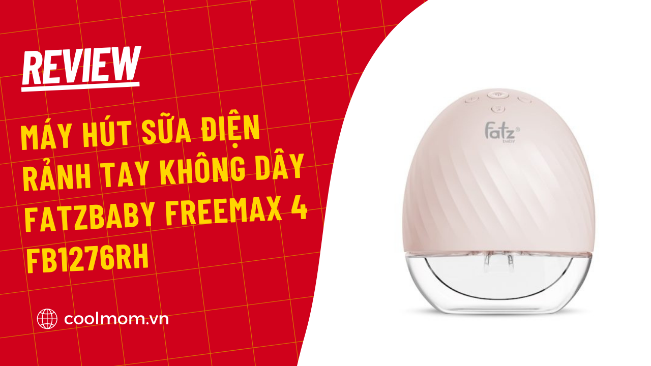 Review máy hút sữa rảnh tay không dây Fatzbaby Freemax 4 FB1276RH