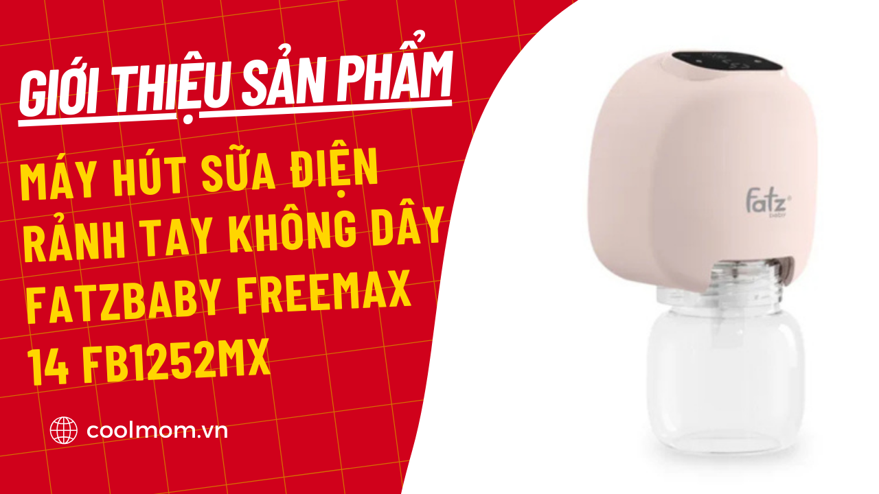Giới thiệu máy hút sữa điện rảnh tay không dây Fatzbaby Freemax 14 FB1252MX