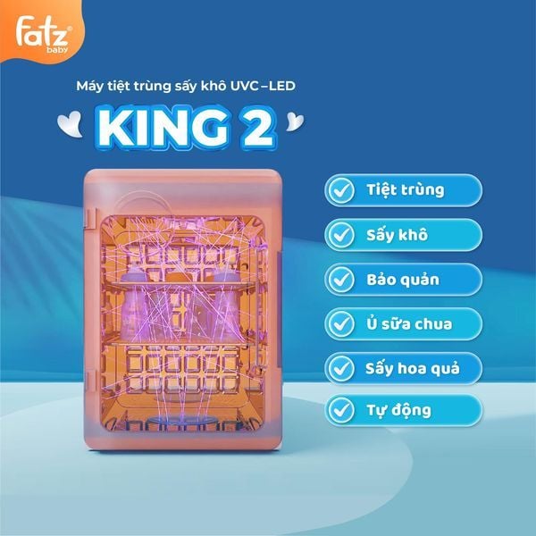 Các chế độ hoạt động của máy tiệt trùng bình sữa Faztbaby KING 2