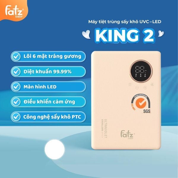 Các đặc điểm nổi bật của máy tiệt trùng bình sữa Fatz KING 2