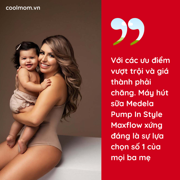 Với các ưu điểm vượt trội và giá thành phải chăng. Máy hút sữa Medela Pump In Style Maxflow xứng đáng là sự lựa chọn số 1 của mọi ba mẹ