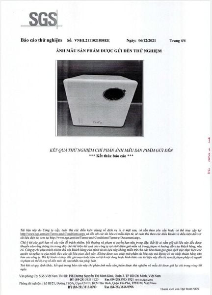 SGS kiểm nghiệm khả năng diệt khuẩn của máy tiệt trùng sữa Fatzbaby King 2