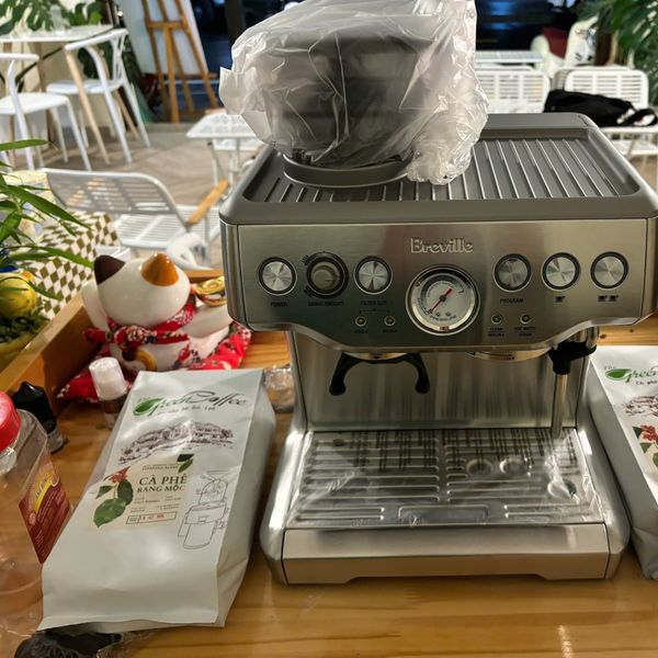 Bàn giao Máy pha cà phê Breville 870 cho Gieo Healthy Food
