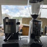 Bàn giao Máy pha cafe Gaggia Classic Evo Máy xay HC600 cho khách hàng