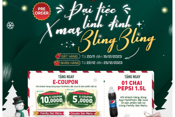 Đón giáng sinh cùng sản phẩm mới Set Gà lên mâm 5 món & Hải sản sốt Cajun