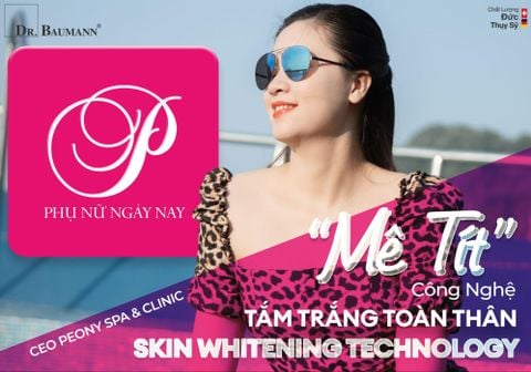CEO Lê Thị Phương Chi tự hào đón đầu xu hướng tắm trắng an toàn với công nghệ Skin Whitening tại Peony Spa & Clinic