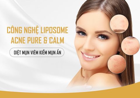 Đánh bay mụn viêm, kiềm mụn ẩn bằng công nghệ Liposome Acne Pure & Calm tại Dr. Baumann