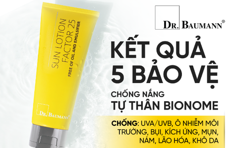 Afamily Review kem chống nắng Dr. Baumann mà Sơn Tùng M-TP sử dụng trên TikTok