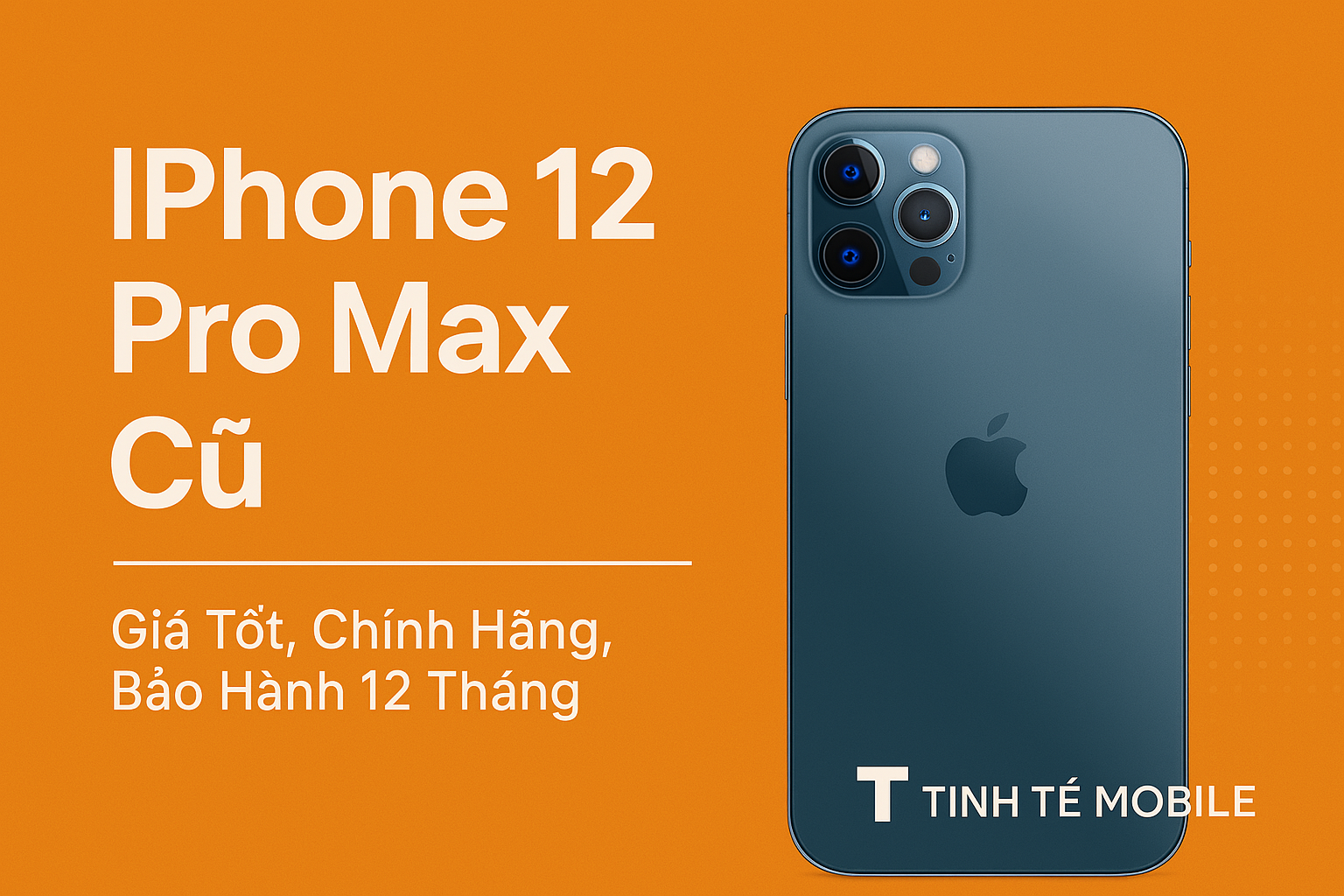 iPhone 12 Pro Max Cũ – Giá Tốt, Chính Hãng, Bảo Hành 12 Tháng