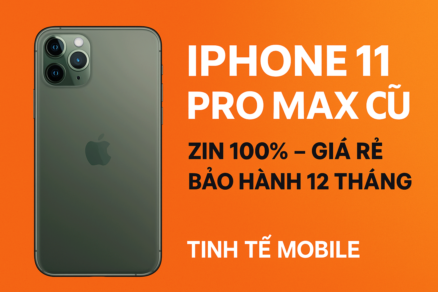iPhone 11 Pro Max Cũ, Like new 99+ Bảo hành 12 Tháng