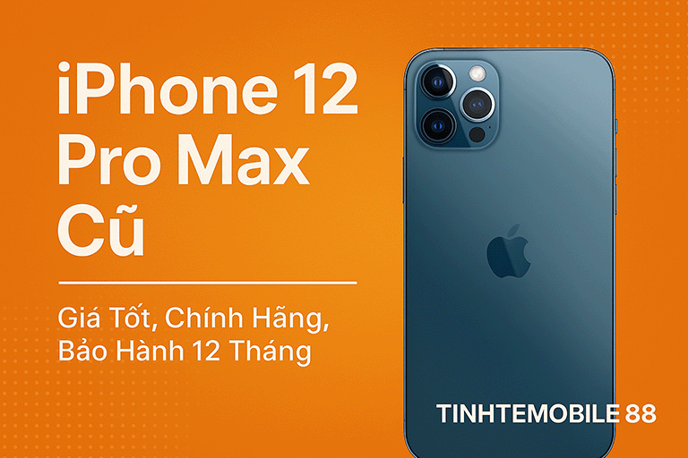 iPhone 12 Pro Max Cũ Hà nội (Zin Chất - Đẹp 99 - Pin 100) BH 12 Tháng
