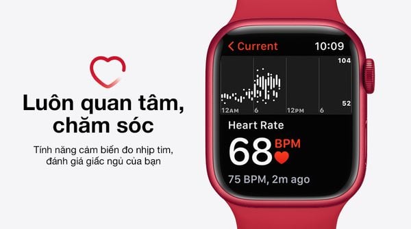 apple watch series 7 gps cấu hình và thiết kế