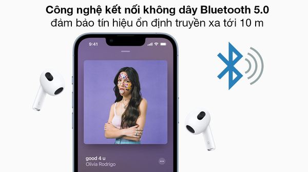 Tai nghe Bluetooth Apple  AirPods 3 đánh giá