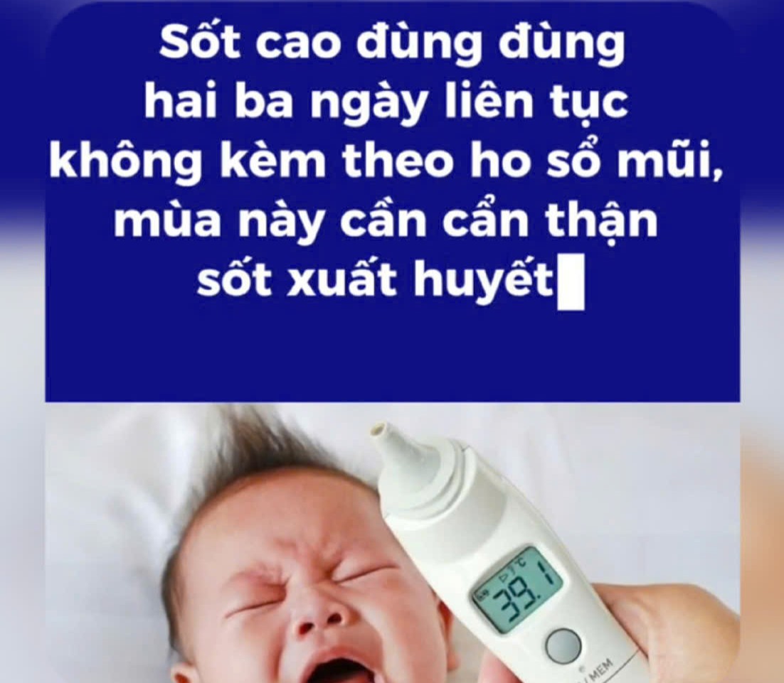Sốt Cao 2 - 3 Ngày Không Ho, Không Sổ Mũi – Cẩn Thận Sốt Xuất Huyết Ở Trẻ!