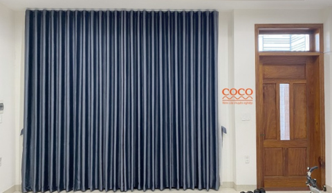Rèm cửa COCO lắp đặt trọn bộ rèm vải nhà chị Vy - Ngũ Hành Sơn, Đà Nẵng
