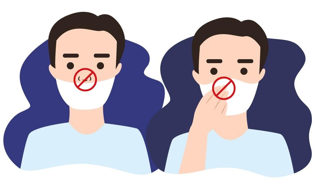 NHỮNG SAI LẦM PHỔ BIẾN KHI ĐEO KHẨU TRANG?