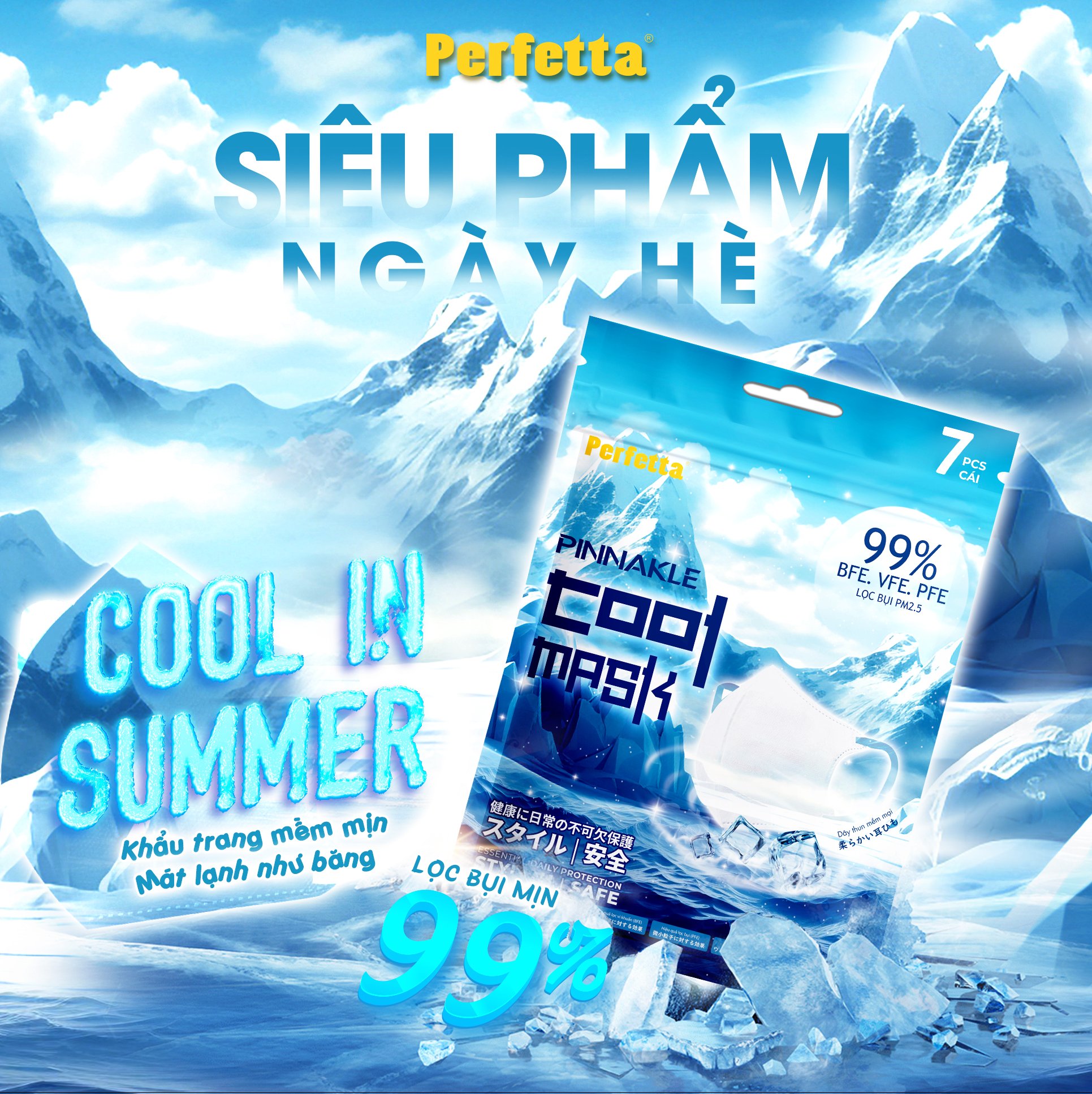 PINNAKLE COOLMASK - Siêu phẩm ĐỘT PHÁ ngày hè